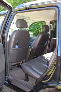 interior of Explorer SUV